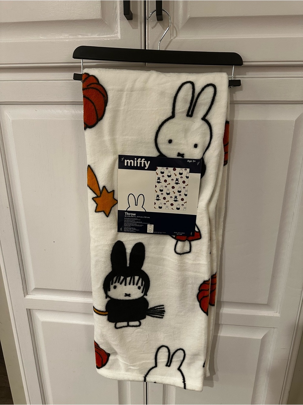 Miffy Halloween Super Soft Plush Thick 46x60 in. Throw Blanket